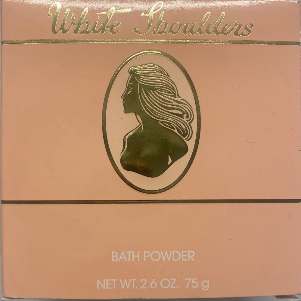 White Shoulders Bath Powder 2.6 oz 75g New in Box Floral Fragrance Body Powder